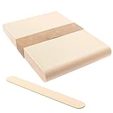 Theracaso Holzmundspatel – 100 Stück unsteril, 15 x 1,8 cm– Mundspatel, Holzstäbchen zum Basteln, Zungenspatel, Holzspatel für Kosmetik, Waxing & Arztpraxen