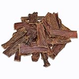 Hey Pets Rinderschlund für Hunde als natürlicher Snack für Welpen, kleine Hunde und Senioren, 500g getreidefreie Leckerlis, 100% Rind in Top-Qualität, natürliche Zahnpflege, Welpensnacks