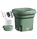 Camping-Waschmaschine, 2-in-1-Mini-Waschmaschine und Schleuder-Kombination, kompakt, tragbare Waschmaschine mit 2,8 l Fassungsvermögen für Slips, Unterwäsche, Socken, tragbare Waschmaschinen