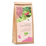 Weltecke Bio-Himbeerblätter-Tee lose 80 g | Natürlicher Schwangerschafts-Tee | In Deutschland kontrolliert & hergestellt | Schonend getrocknet | Vegan & ohne künstliche Aromen