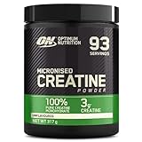 Optimum Nutrition mikronisiertes Kreatin-Pulver, 100% reines Kreatin-Monohydrat-Pulver für Leistung und Muskelkraft, ohne Geschmack, 93 Portionen, 317 g