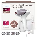 Philips Lumea IPL Series 8000 – IPL-Gerät zur Haarentfernung, Alternative zur Laser-Haarentfernung, inkl. Trimmer und 4 Aufsätzen für Körper, Gesicht, Bikinizone & Achseln (BRI949/00)