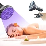 ﻿ ﻿ Gesichtsbräuner Solarium Für Zuhause Bräunungslampe, 54W Sonnenlampe Bräunungslampe für Gesicht und Körper, Einschließlich Schutzbrille,Gesichtsbräunung Tageslicht für zu Hause (A)