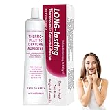 Haftcreme Für Zahnprothesen, Prothesenkleber, Thermoplastische Haftcreme Für Zahnprothesen, Thermoplastischer Prothesenkleber Mit Langem Halt Für Prothesenunterfütterung, Kleber