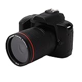 Digitalkamera, 4K 3 Zoll HD IPS 64MP Farbdisplay 16X Digitalzoom Vlog-Kamera, mit Objektivdeckel, für Fotografie-Videos