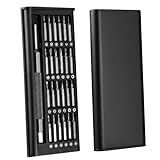 Ebksqs 24 in 1 Mini Schraubenzieher Set, Präzisionsschraubendreher für Uhren & Brillen, Magnetisches Feinmechaniker Werkzeug mit S2 Bits & Torx für Handy, Laptop, PC, PS5 Reparatur