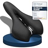 Deedlite Bike Sattel Premium Universal Sattel Pro 3.0 - Endlich Schmerzfrei Radfahren | Bequem Weich Memory Schaum Radsattel