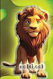 3D Lion Notebook - Roar with Confidence: 120 Pages