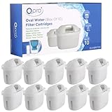 QPRO Kalk-Wasserfilterkartuschen, kompatibel mit Brita Maxtra Maxtra Plus+ Pro All-in-1 Wasserfilterkrug, Ersatzkartuschen, Nachfüllpackungen, 10 Stück