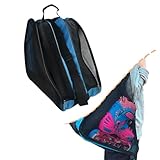 THATSRAD Rollschuh Tasche Inliner Tasche Kinder Skatertasche Schlittschuhe Tasche für Inliner Ice Skate Bag Skischuhtasche Verstellbar Trageriemen Schlittschuhtasche Rollschuhtasche für Herren Damen