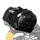 ENJOHOS Motorrad Hecktasche Wasserdichte Erweiterbar 65L Motorradtasche Gepäckrolle Satteltasche Motorrad Gepäcktasche Motorrad Tasche mit Elastischen Riemen für Motorrad Radfahren Camping Wassersport