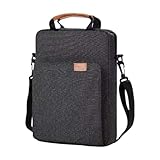 sporful Laptoptasche wasserabweisend großes Fassungsvermögen verstellbarer Riemen Tagesrucksack für Schule Arbeit Weekender- 9.7 to 12.9 Inch