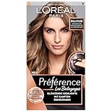 L'Oréal Paris Permanente Haarfarbe, Haarfärbeset mit Coloration und Touch-Applikator, Für dunkelblondes bis hellbraunes Haar, Préférence Balayage
