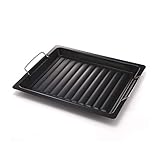 Bapao Grillschale Emaille Edelstahl Grillzubehör, Schale für Camping und Familien einfache Reinigung