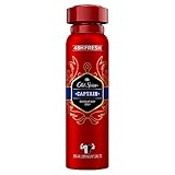 Old Spice Night Panther Deodorant Körperspray für Herren 150 ml, 48 h Frische, 0 % Aluminiumsalze, keine weißen Rückstände und gelben Flecken