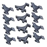 NUOBESTY 24 Stück Teiliges Kühlschrank Regalhalter aus Kunststoff Vielseitige Gefrierschrank Einlegeboden Clips Installieren Polierte Oberfläche für Sichere Handhabung zur Platzsparenden