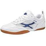 ZHENSI Tischtennisschuhe Herren Damen Indoor Sneakers Anti-Rutsch Leicht Atmungsaktiv Weich Für Kinder Erwachsene,Blau,42 EU