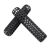 RASTKY Ergonomische, Atmungsaktive Beehive-Fahrradlenkerhülle für Mountainbike, Stoßdämpfend, Schwarz, 1 Paar, Geeignet für Radsportbegeisterte