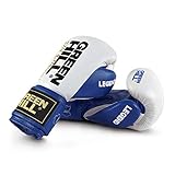 GREEN HILL Legend, Boxhandschuhe, Unisex-Erwachsene (16 oz, Weiß/Blau)