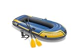 Intex 68367NP - Aufblasbares Schlauchboot Challenger 2, 2 Personen, mit Zubehör, PVC, Blau, 236x114x41 cm