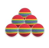 Longridge Schaumstoff-Übungsgolfbälle (Packung mit 6 Bällen)