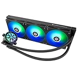 Thermalright AQUA ELITE 360 V6 ARGB Black CPU Flüssigkeitskühler, 360 Kühlreihengröße, 3x120mm Wasserradiator, AM4/AM5, Intel LGA115X/1200/2011/1700/1851, AIO CPU Kühler