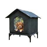 Katzenhöhle – 10 cm, Faltbarer -Unterschlupf | Outdoor-Katzenhaus – wetterfestes wasserdichtes Oxford-Gewebe | für drinnen und draußen streunende Haustiere Nest für Katzen, Hunde, Kaninchen