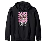 Dart Girl Darts Dartscheibe Pink Coquette Bow Kapuzenjacke