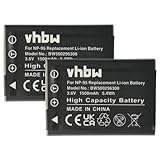 2X vhbw Kamera Akku Set kompatibel mit Fujifilm FinePix X100, X-S1 Ersatz für Fuji NP-95, Ricoh DB-90.