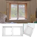 Dachfenster Für Drinnen Und Draußen, Horizontales Schiebefenster Mit Verriegelung Für Zuhause, Wohnmobil, Schuppen, Spielhäuser Und Hühnerställe, Kellerfenster Aus Aluminium Mit