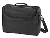 Vivanco NB ESS Notebooktasche mit Schultergurt und Tragegriff bis 43,9 cm (17,3 Zoll) schwarz