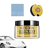 Carnaubawachs,Solid Crystal Keramikwachs für Autos | 150g Anti-Kratzer Hydrophobe obere Coat Politur mit Schwamm, Handtuch für verschiedene Farben Billack Novent