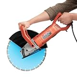 SICHENSH 3000W Betonsäge Elektrisch Nass-/Trocken Steinschneidemaschine Betonsäge Trennschneider Pflasterschneider mit 180° Drehgriffe Elektrische Schlitzfräse für Schneiden von Granit, Marmor