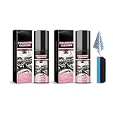 Generisch Auto Innenraum Reiniger Set, Kunststoffteile Kristalline Beschichtung, Auto Reinigungsset Zubehör Innenraum Cockpitpflege, 3-In-1 High Protection Fast Car Coating Spray (2PCS)