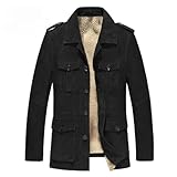 Herren Winter Jacke Steppjacke Gefüttert Winterjacke Parker Parka,Herren Wasserdichte Berg-Skijacke Outdoor-Winterjacke mit Kapuze Segeljacke Herren Wasserdicht 5Xl Arbeit Jacke Herren Winter