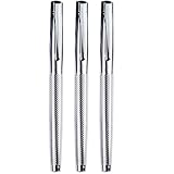 3 Stück Rollkugelschreiber, schnell trocknende Tinte, 0,5 mm, feine Spitze, Gelschreiber, Flüssigtinten, Tintenroller, Signaturen, Stifte zum Schreiben von Metallunterschriften