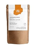 Fitness Health Lavendel getrocknet 250 g - getrocknete Lavendelblüten - getrockneter Lavendel perfekt für Kräutertee - Lavendeltee - Premium-Qualität - Lebensmittelqualität - Lavendelblüten zum Backen