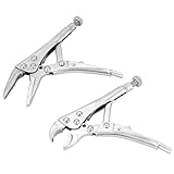 Generic Gripzangen-Set, Langlebig, Geschliffener Mund, Gerade Backe für Heimwerker, 2-teiliges Handwerkzeug
