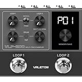Valeton VLP-200 Multi-Track-Sampler, zwei komplette Looper und eine Vielzahl von Drum-Rhythmusmustern