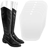 Cozlly 6 Stück Stiefelspanner Damen, Stiefelformer Formeinsätze, Kunststoff Stiefel Ständer, Stiefelform Einsätze, Hohe Stiefelstütze, Stiefel Halter Hohe Unterstützung für Damen und Männer, 10 Zoll