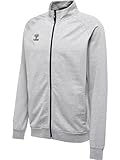Hummel Herren Hmlmove Grid Cot. Zip Jacket, Grey Melange, L EU
