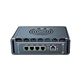 UDPTCP Micro Firewall, 4 x i226-V 2,5 Gbe, Pentium Gold 7505 Dual Core Lüfterloser Mini-PC 2 x DDR4 1 M.2 kompatibel mit AES-NI Barebone PC VPN Router HDMI DP USB3.0 8GB