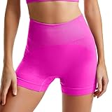 Generisch Hochtaillierte Damen Shorts für Yoga Fitness Workout sportliche Aktivitäten (S)