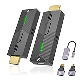 Wireless HDMI Transmitter and Receiver, 2.4G/5G 1080P HDMI Funkübertragung 1080P Plug & Play Wireless HDMI Extender zum Streamen von Video und Audio von Laptop/PC/TV-Box auf Monitor/TV/Projektor (30m)