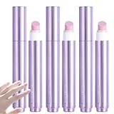 Nagelhautölstift, Nagelpflegestift mit Keramikspitze, Nagelreparaturöl für trockene, brüchige Nägel, Nagelhautschieber und -entferner, Stärkungsmittel für schwache, brüchige Nägel. (6PCS)