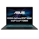 ASUS V16 V3607VM Gaming Laptop | 16' WUXGA 16:10 144Hz IPS Display | Intel Core 7 240H | 16GB RAM | 1TB SSD | NVIDIA RTX 5060 | Win11 Home | QWERTZ | Black | 3Monate GamePass