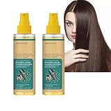 100ml Keratin & Argan Leave-In Conditioner Spray, Leave in Conditioner Spray, Biotin Shampoo, Tiefenwirksame Reparatur & Glanz, Anti-Frizz & Anti-Spliss, Für Alle Haartypen (1ooml, 2 Stück)