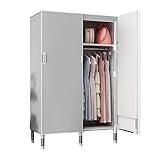 HYUFEIAO Kleiderschrank, Tragbarer Kleiderschrank Aus Segeltuch, Kleiderschrank-Aufbewahrungsorganisator, Offener Stoffschrank Mit Kleiderstange,A-85x50x172cm (C 85x50x172cm)