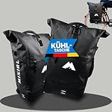 MIXIRL 3in1 Fahrradtasche für Gepäckträger mit Rucksack 100% Wasserdicht 30L I Kühlfach I Gepäckträgertasche Reflektierend Sattel Tasche fürs Fahrrad