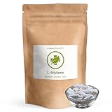 L-Glutamin - 240 Kapseln hochdosiert - aus pflanzlicher Fermentation - gentechnikfrei - vegan - ohne unnötige Zusätze - Deutsche Herstellung